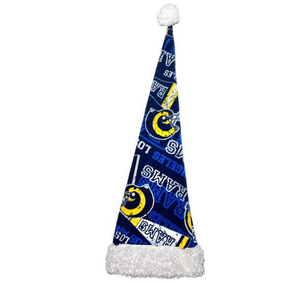 Los Angeles Rams Xmas Santa Hat NFL Christmas Retro Logo - Picture 1 of 6